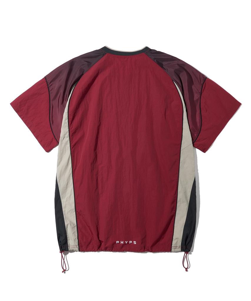 PHYPS MOTORCYCLE Speed Track Nylon T-Shirt Red
