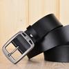 Belt Men'S Premium Retro Leather Belt Extended Size 150Cm Two-Layer Cowhide Belt