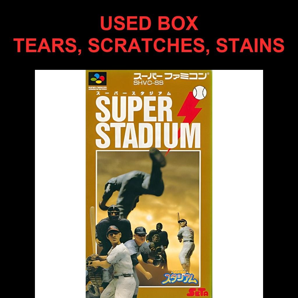 Used Super Stadium SFC SNES Super Famicom SHVC-SS Tested Working Nintendo Sports Seta NTSC-J Super Nintendo Cartridge