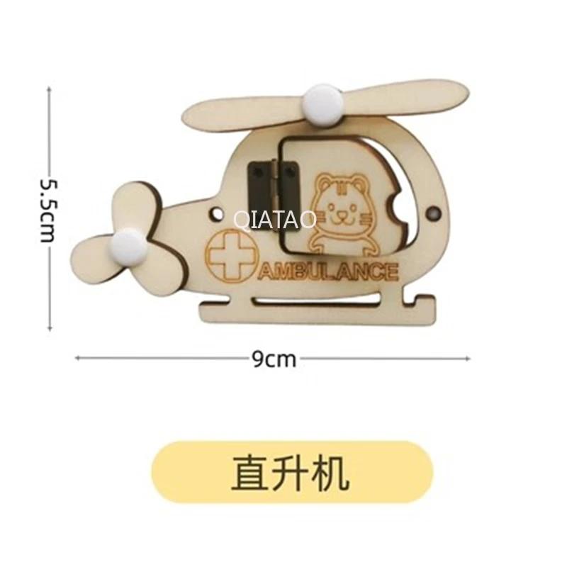 DIY Wood Accessories Montessori Busy Board Castle Sheep Animal Whales Bus Wall Toy Training Material Pack Educational Toy For Ch