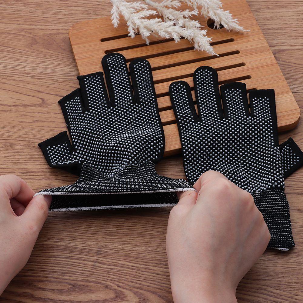 Summer Stretch Sunscreen Anti-Slip Fishing Gloves Driving Mittens Sun Protection Open/Half Fingers