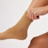 BOCION Chaussettes Longues Couleur Unie Beige Sable