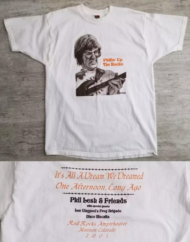 Vintage PHIL LESH & FRIENDS Red Rocks 2001 T-Shirt Unisex Cotton S-5XL LI1269 Unisex T-Shirt XXXL