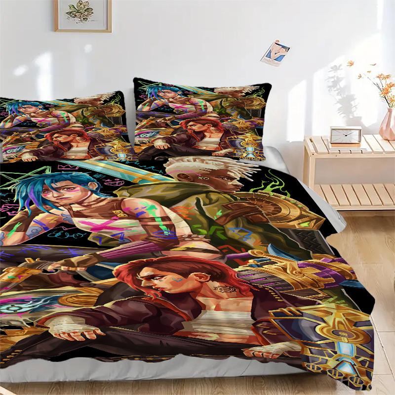 3Pcs Fantasy Warrior Trio Bedding Sets For All Sizes New 3D Printed Bed Cover Comforter Duvet Cover Pillowcase Bedroom Decoration