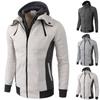 Mens Thick Warm Zip Up Hoodie With Soft Fabric And Comfortable Fit For Everyday Wear