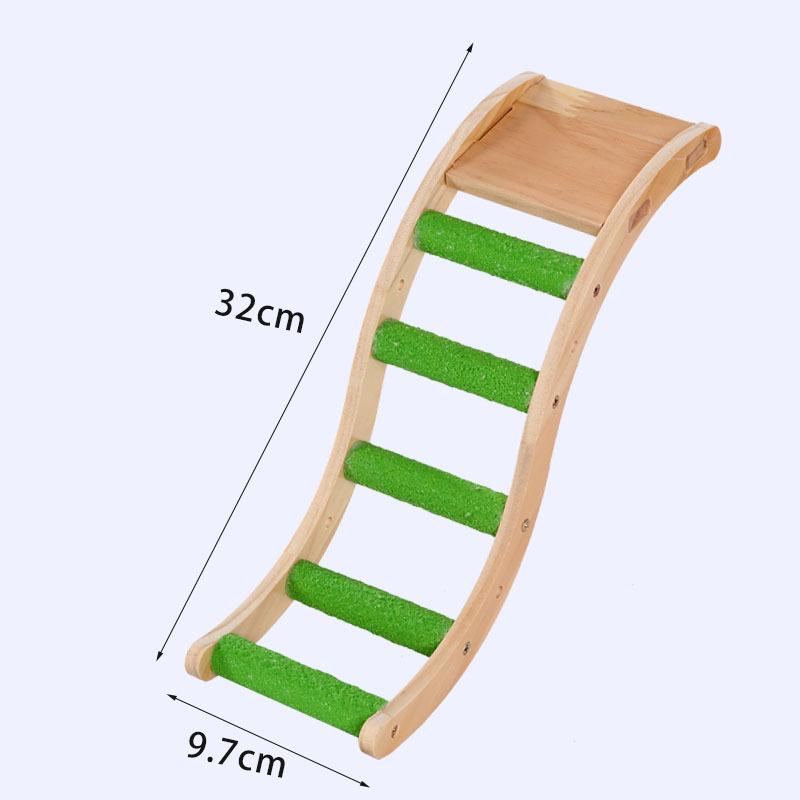 Vogel Kletterleiter Papageienspielzeug Leiter Vogel Interaktion Spaß Kletterspielzeug Holz Übungsgestell
