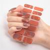 Pegatinas de Uñas de Cobertura Completa Esmalte de Uñas de Moda Decoración de Uñas Brillo Espumoso Autoadhesivas Manicura Diseñador Pegatina de Arte de Uñas