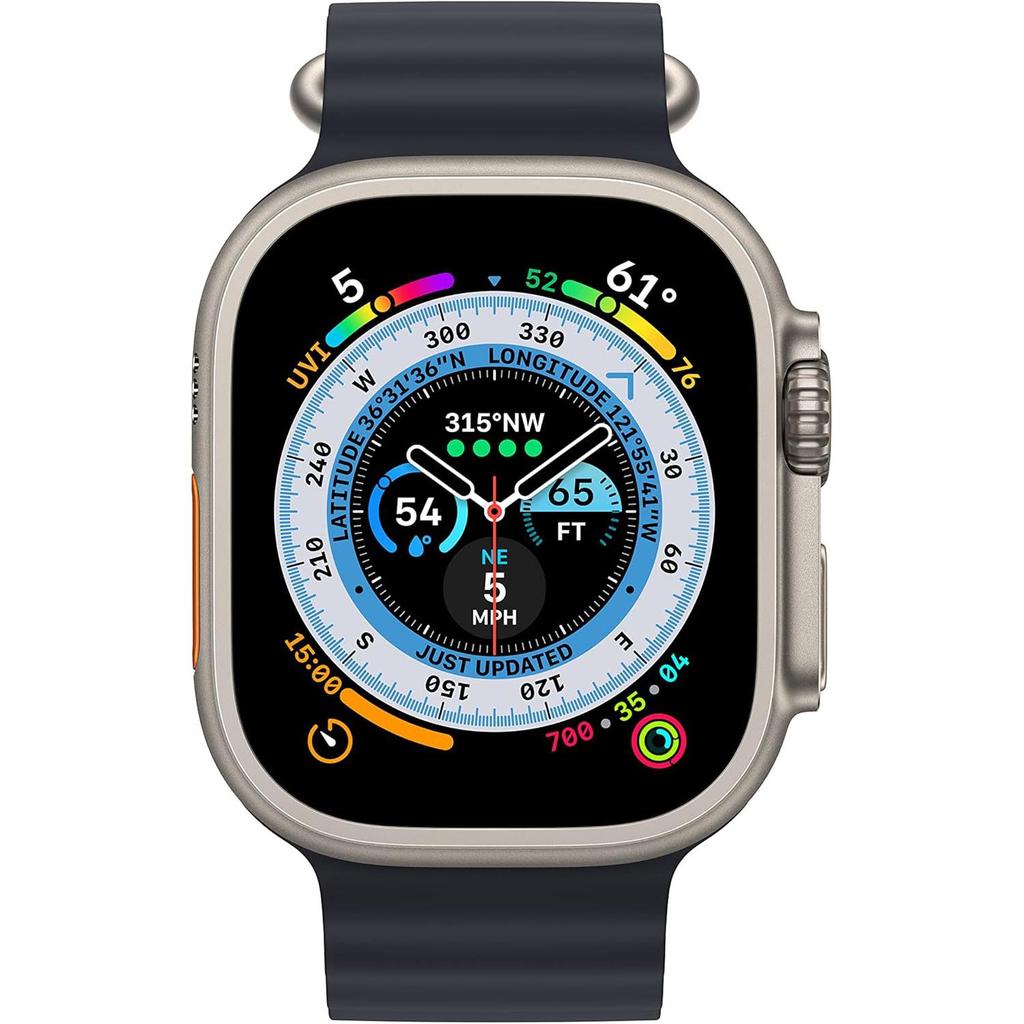 Apple Watch Ultra 1 49mm Titanium Smart Watch Outdoor Sports Fitness Watch