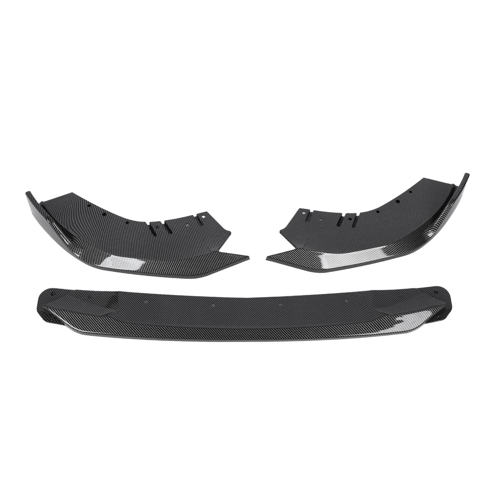 3PCS Front Bumper Lip Spoiler Scratch Resistant Sporty Bumper Lip Chin Splitter Diffuser For 2 Series G42   M Sport
