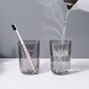 Dustproof Upside-down Design Stable Punch-free Wall-mounted Suction-up Toothpaste Toothbrush Holder Toothbrush Organizer