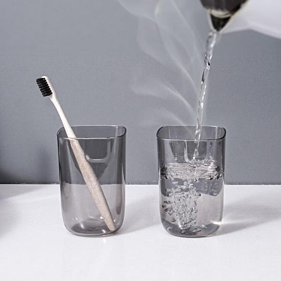 Dustproof Upside-down Design Stable Punch-free Wall-mounted Suction-up Toothpaste Toothbrush Holder Toothbrush Organizer