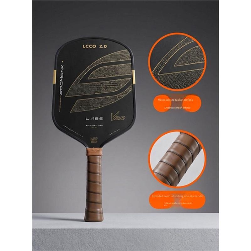 16cm Extended Grip Pickleball Paddle For Advanced Enthusiasts Toray T700 Carbon Fiber Hot Pressed EPP Core Professional Sports Racket