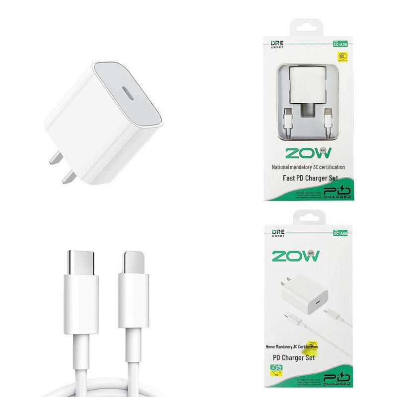 

3C Certified Charger Set: Compatible with Apple PD20W & Huawei 66W Super Fast Charging