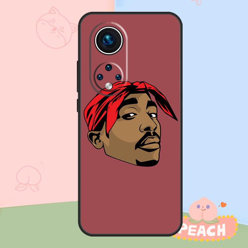 2pac Tupac Shakur Rap Rapper Case For Honor Magic 8 6 7 Pro Honor Win RT 70 90 X8b X8c X9a X9b X9c X9d 200 400 Lite Cover