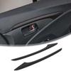 ABS Carbon fibre/Black For Honda Pilot 2015-2025 Car Inner Door Panel Decoration Strip Cover Trim Sticker Car Accessories