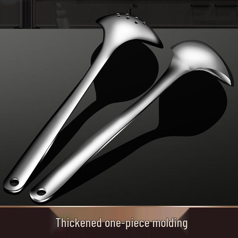 

NHZHIW Половник для супа и ложка с прорезями из нержавеющей стали 316