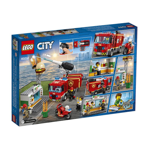 LEGO City Hamburger Shop Fire 60214 Blokové autíčko