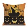 Halloween Linen Pillow Cover Printed Pillow Supply Cushion Cover