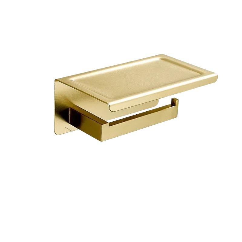 304 Edelstahl Badezimmer-Toilettenpapier- und Handyhalter