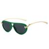 New Designer Pilot Sunglasses Unisex Bend Leg Vacation Sand Women Sun Glasses UV400 Shades Oculos Gafas