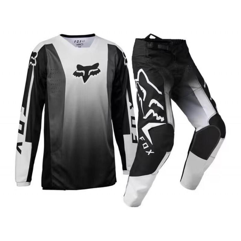 FOX Off-Road Downhill Cycling Jersey Set Breathable Quick-Dry Mountain Bike Motocross Apparel Unisex