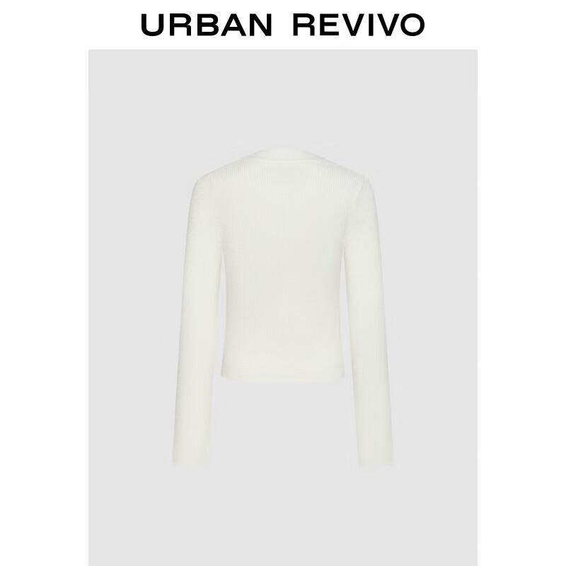 UR 2024 Women's Slim-Fit Hollow Knit Top