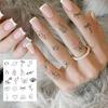 1 Hoja Mariposa Gato Ballena Tatuajes Temporales Para Mujeres Dedo Cuello, Pegatinas de Tatuaje Falso Larga Duración Realista Tatuaje Uso Diario