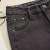 2024 Slim Black High-Waist Skinny Jeans for Women - Korean Style