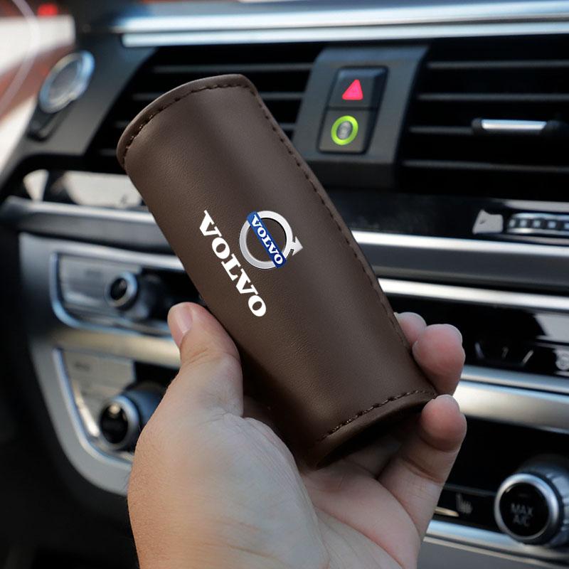 Valve Cap 2Pcs Car Roof Armrest Pull Handle Protection Non-Slip Cover For Volvo XC90 V90 V60 XC60 V40 S80 S60 S90 C40 XC40 V70