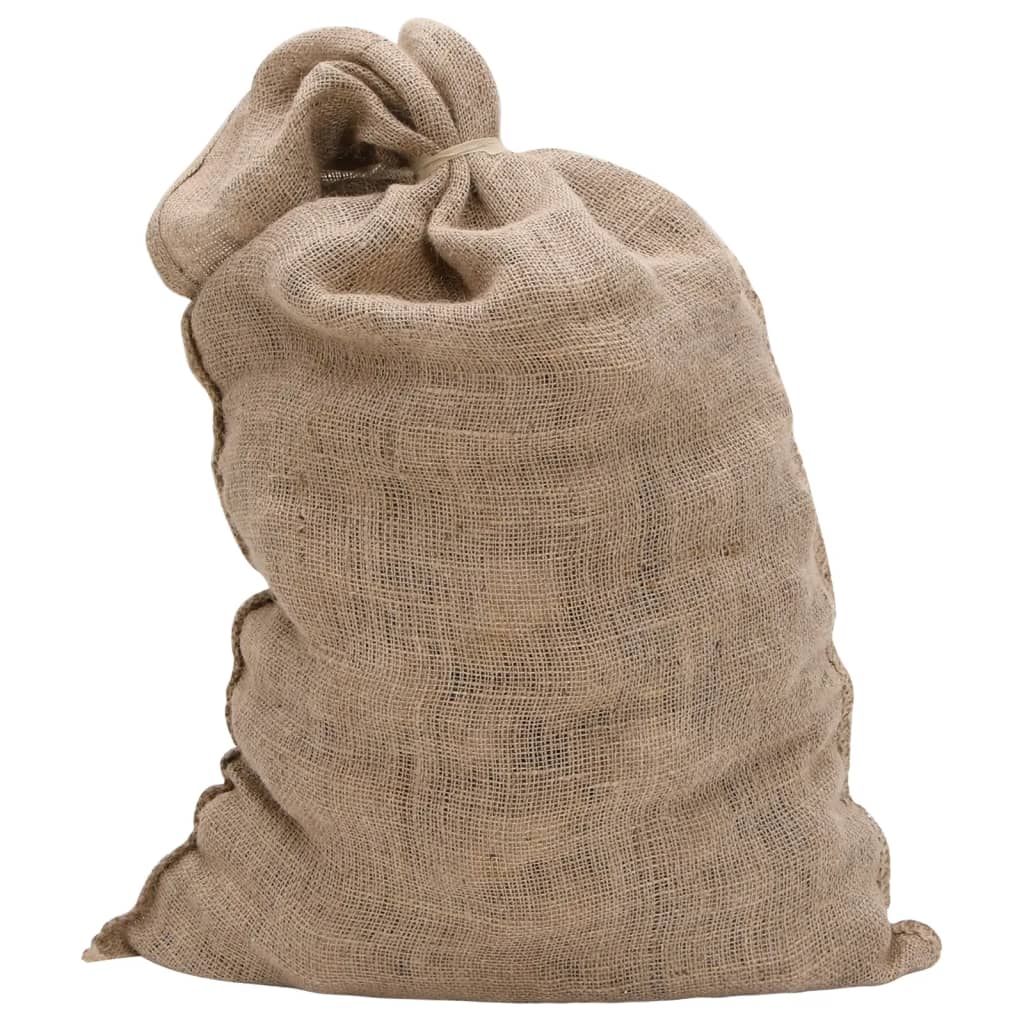 Jute Bags 5 Pieces 60 x 105 cm 100percent Jute 220 g m²