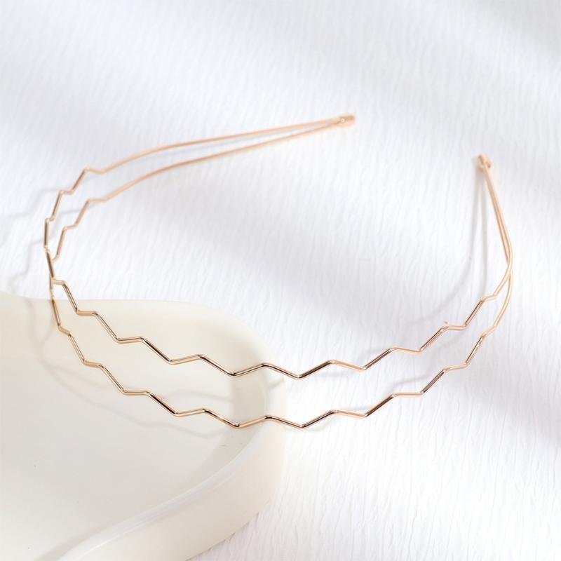Metal DIY Wedding Headband Bride Crown Gold Headdress Hairwear Hairband Base