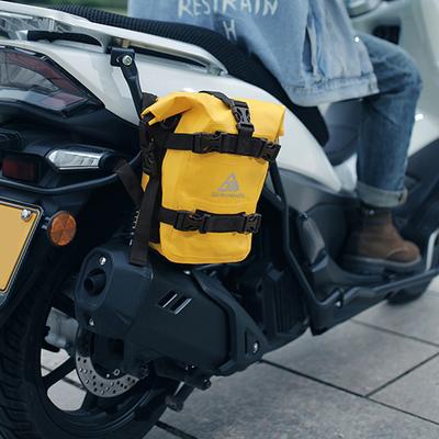 Waterproof Motorcycle Saddle Pannier Bag with Shoulder Strap Rear Rack Storage for Motorbike Travel
