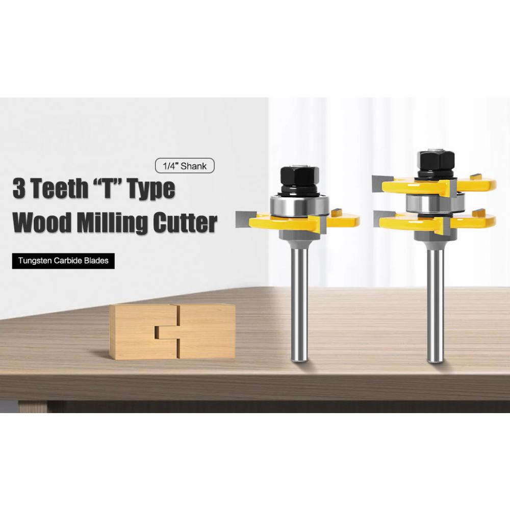 Woodworking Tenon Knife 3 Teeth T-shaped Tenon Knife Floor Knife Puzzle Knife 8 Handle Puzzle Knife Floor Knife