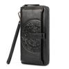 Women's Genuine Leather Wallet with Large Capacity and Multiple Card Slots - Retro Multi-functional Mobile Phone Bag