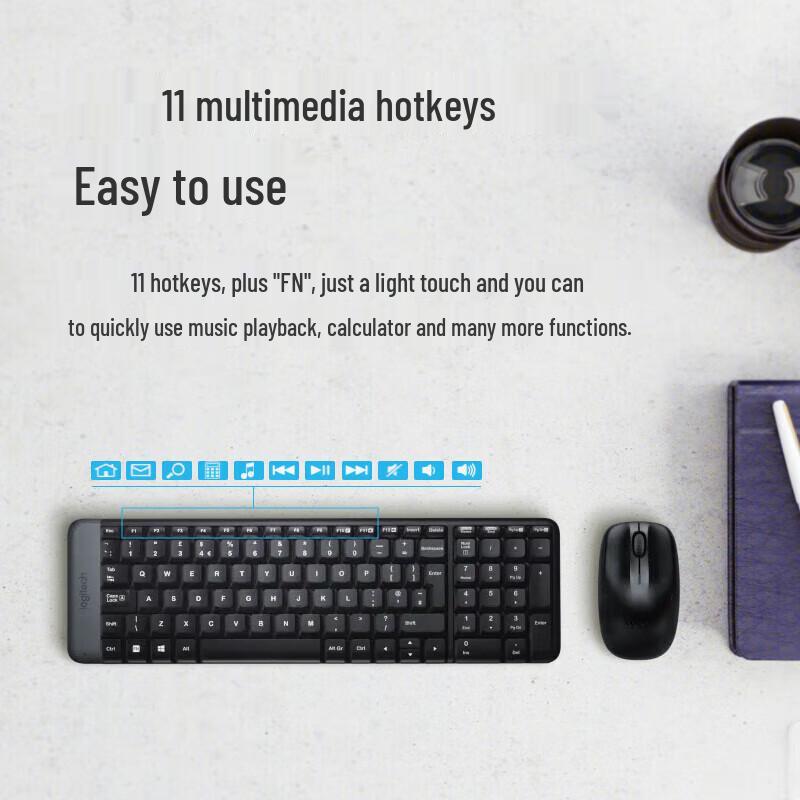 Logitech MK220 Wireless Keyboard and Mouse Combo