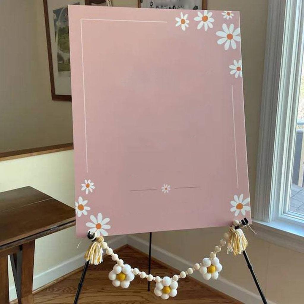 Happy Birthday Banner Handmade Tassels Flower Pendant Flag Hanging Bunting Decoration Baby Shower Birthday Party Supply