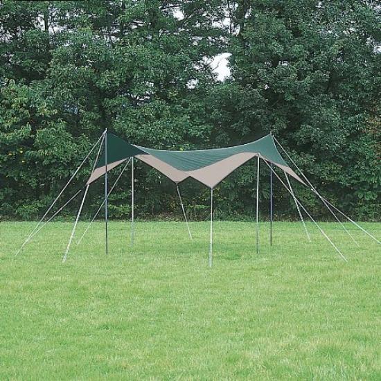 Captain Stag Hexatarp UV 2 Side (with Poles) M-3151