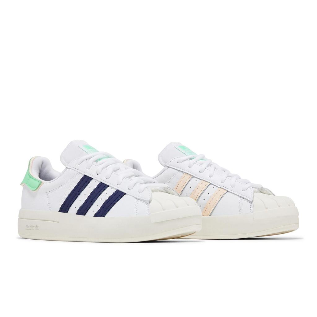 adidas Womens Superstar Ayoon 'White Green' (women's sizes) Footwear White / / Night Sky Skate Shoes GW9587