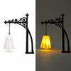 Warm LED Bookshelf Lighting Ghost Vintage Miniature Street Lamp New Book Nook Light  Home Library
