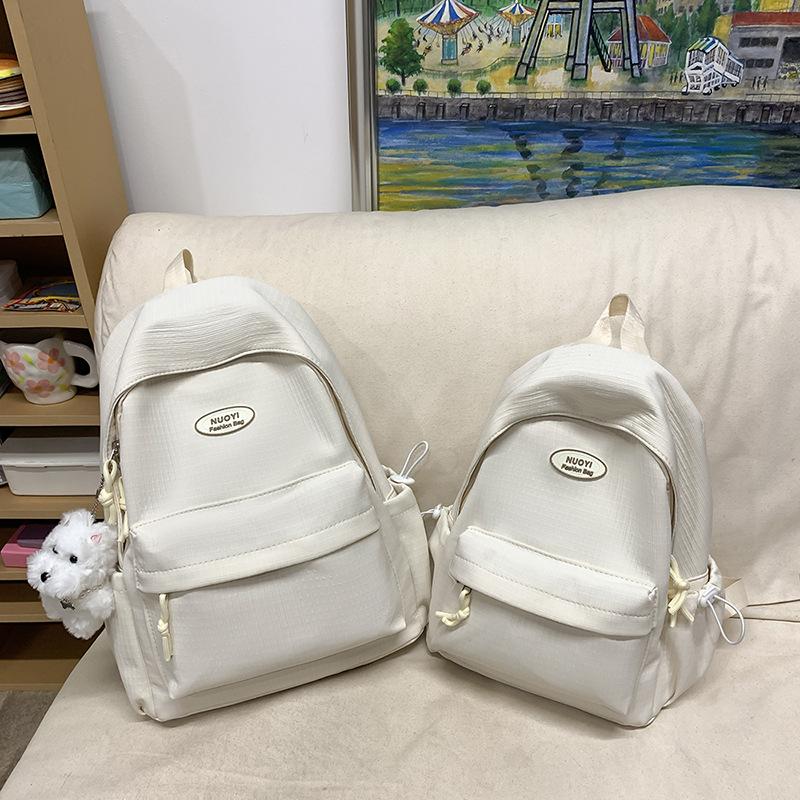Schoolbag Backpack Japanese Ins Wind Soft Girl Cute Girl Backpack Junior High School Student Lightweight Schoolbag Large Capacity Computer Bag