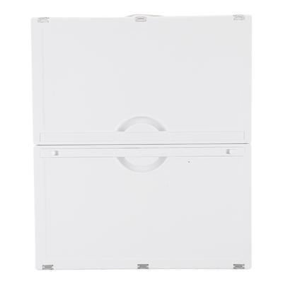 Cajón Contenedor de Almacenamiento Debajo de la Cama con Tapa Plegable de Plástico Transparente para Almacenamiento Debajo de la Cama
