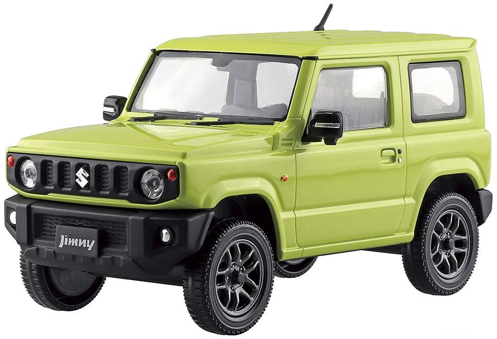 Aoshima Bunka Kyozai The Snap Kit Series Suzuki Jimny Kinetic Yellow Plastic Model Kit (AOSHIMA) 1/32 Pre-Colored 08-A