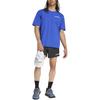 adidas Terrex Letter Round Neck Short Sleeve T-Shirt Men Tops Blue JE0392