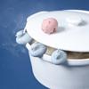 Kitchen Gadget Set Home Silicone Spill Stopper Pot Holder Prevent Overflow Tool Pot Lid Clips