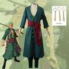 One Piece Cosplay Costume Wano Country Cosplay Zoro Tenro Yukata Kimono Japanese Style Cosplay Outfit