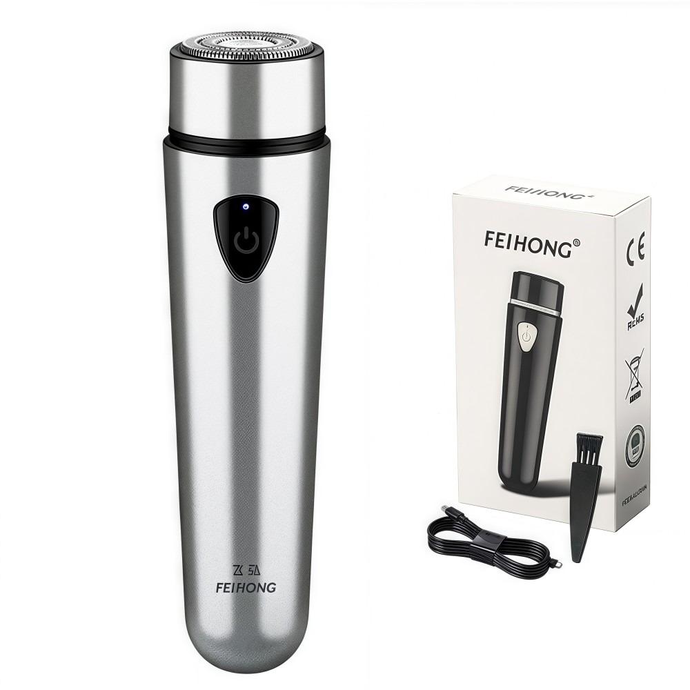 Portable Electric Shaver Rechargeable Hair Razor Pocket Design Beard Trimmer  Men Travel