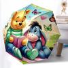 1pc Sturdy 8-Bone Auto Umbrella, Pooh And Eeyore Honey Pot Umbrella, Digital Printed, Foldable Umbrella for On-the-Go Outdoor Use