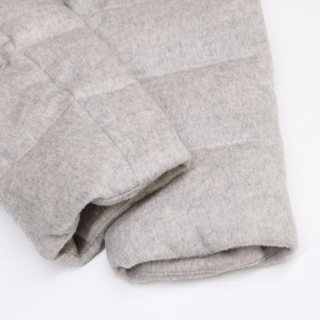 MOORER [Good Condition/domestic Regular] LONGAN-LS9 Wool X Cashmere Chin Strap Double-breasted Down Jacket Coat 40 grayUsed