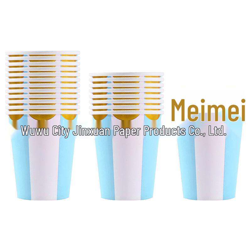 Biodegradable 9-Inch Disposable Plates & Cups for Parties and Desserts