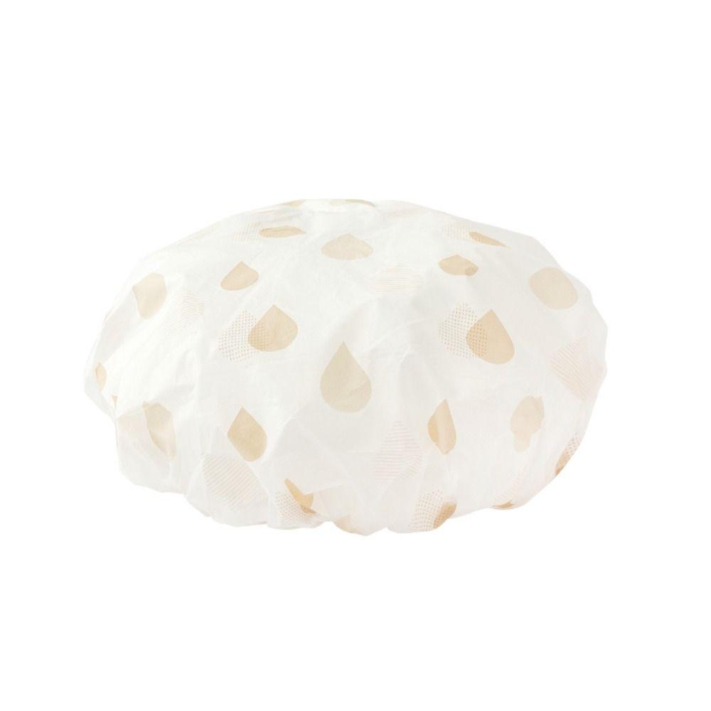Cosmetic Cap Waterproof Shower Caps Double Layer Design Double Drying Hair Cap Bath Hair Cap  Adult